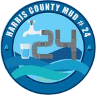 Harris County Municipal Utility District 24 Logo